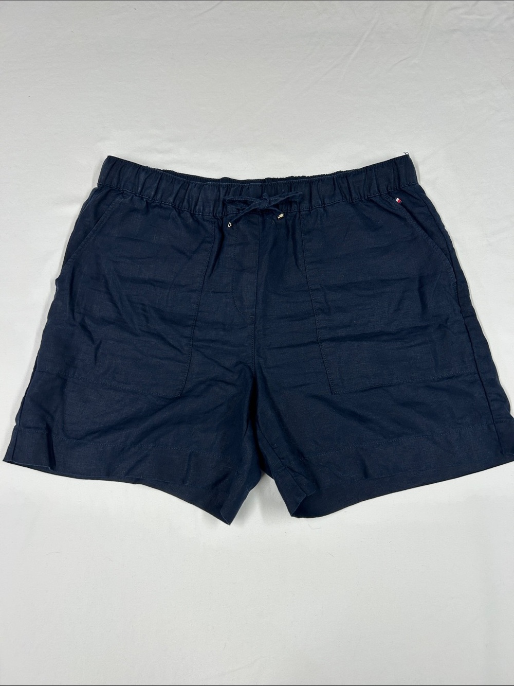 Tommy Hilfiger Dark Navy Elastic Waist Shorts